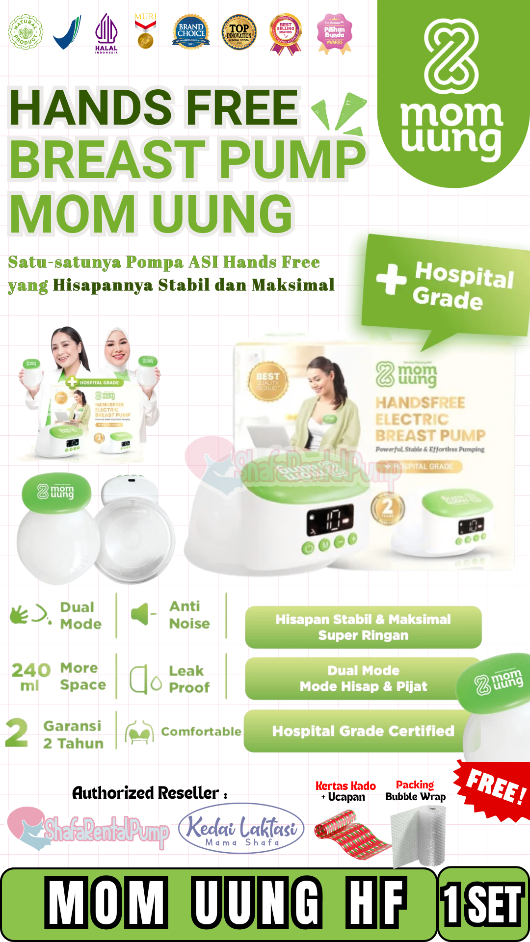 MOM UUNG HANDSFREE BREASTPUMP