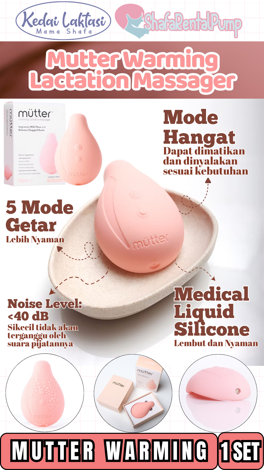 MUTTER WARMING LACTATION MASSAGER